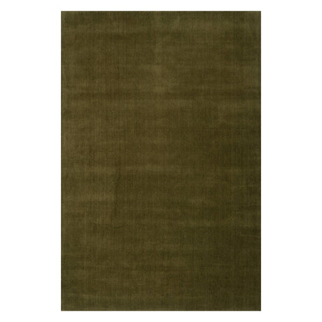 Dash & Albert Gania Modern Rug in Green, on white