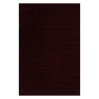 Dash & Albert Gania Modern Rug in Wine, on white