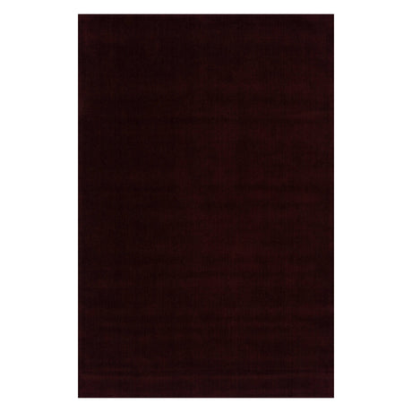 Dash & Albert Gania Modern Rug in Wine, on white