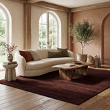 Dash & Albert Gania Modern Rug in Wine, photo 2