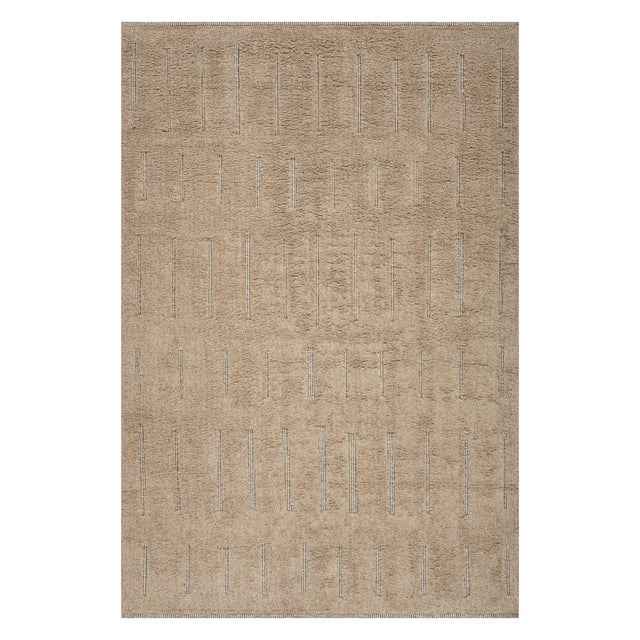 Dash & Albert Grey Modern Solid Rug in Grey, on white