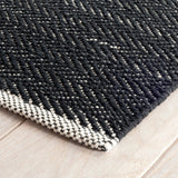 Herringbone Handwoven Cotton Rug