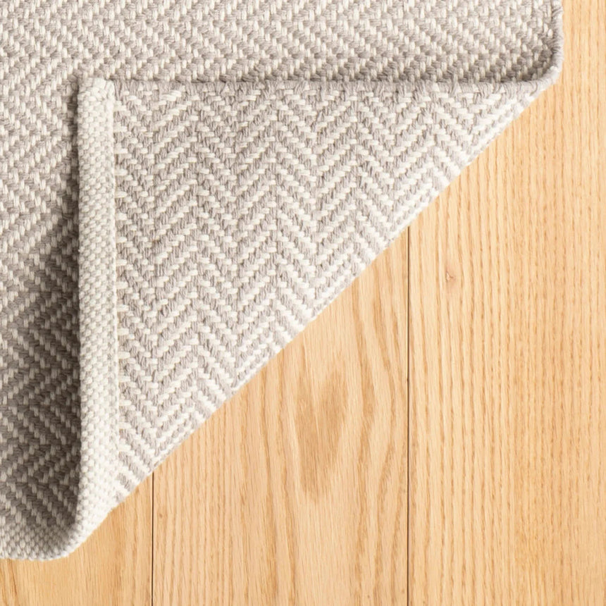 Herringbone Handwoven Cotton Rug