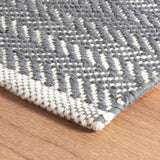 Herringbone Handwoven Cotton Rug