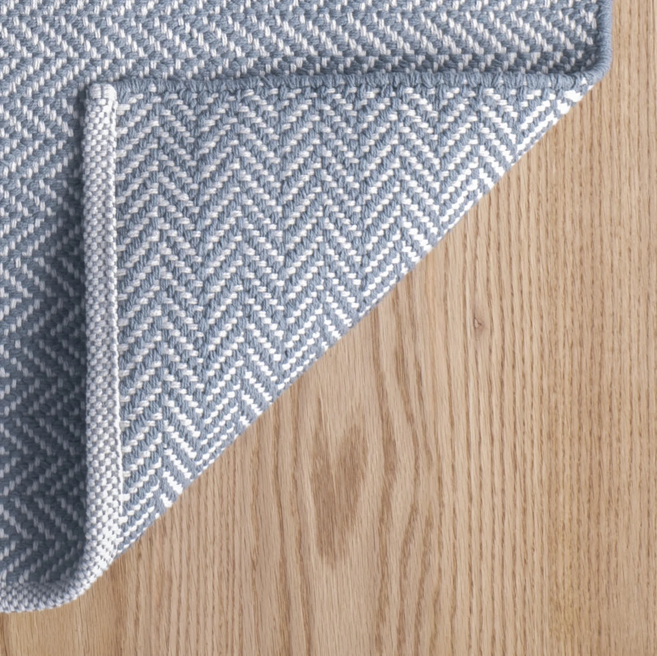 Herringbone Handwoven Cotton Rug