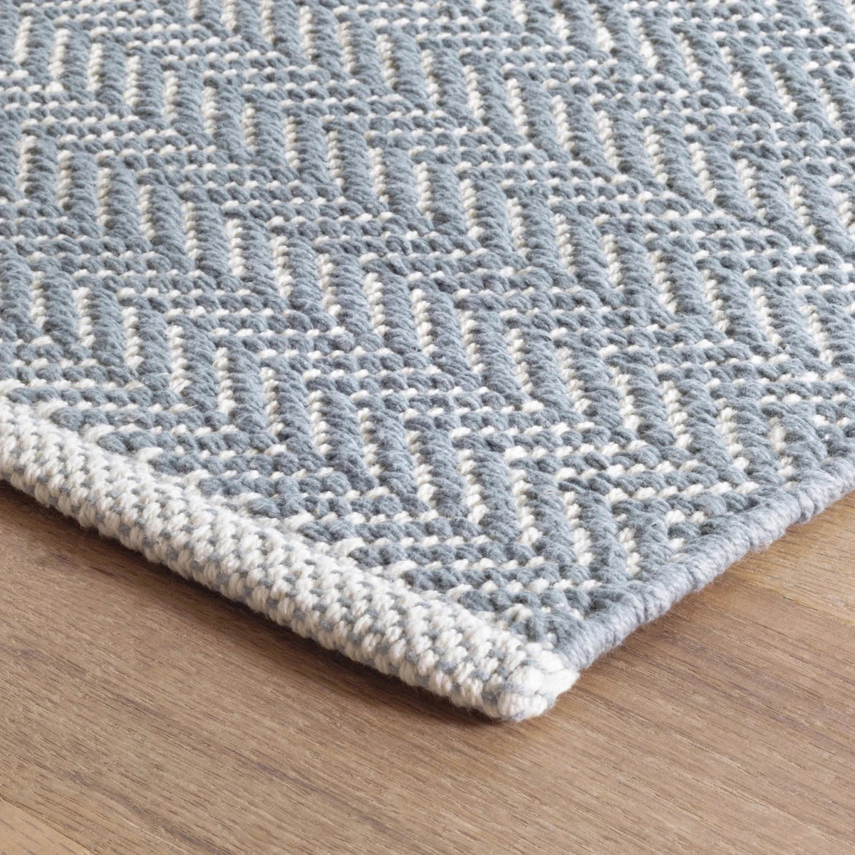 Herringbone Handwoven Cotton Rug