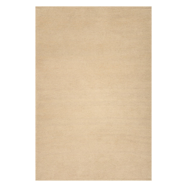 Dash & Albert Iirela Modern Rug in Beige, on white
