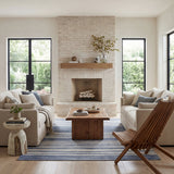 Dash & Albert Ilae Coastal Striped Washable Rug in Blue, photo 2