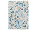 Rug with a Ines Hand Micro Hooked pattern on a plain background