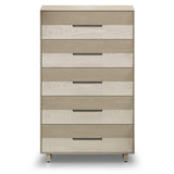 BDi KAVA 5-Drawer Chest in Washed Oak, on white
