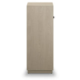BDi KAVA 5-Drawer Chest in Washed Oak, on white