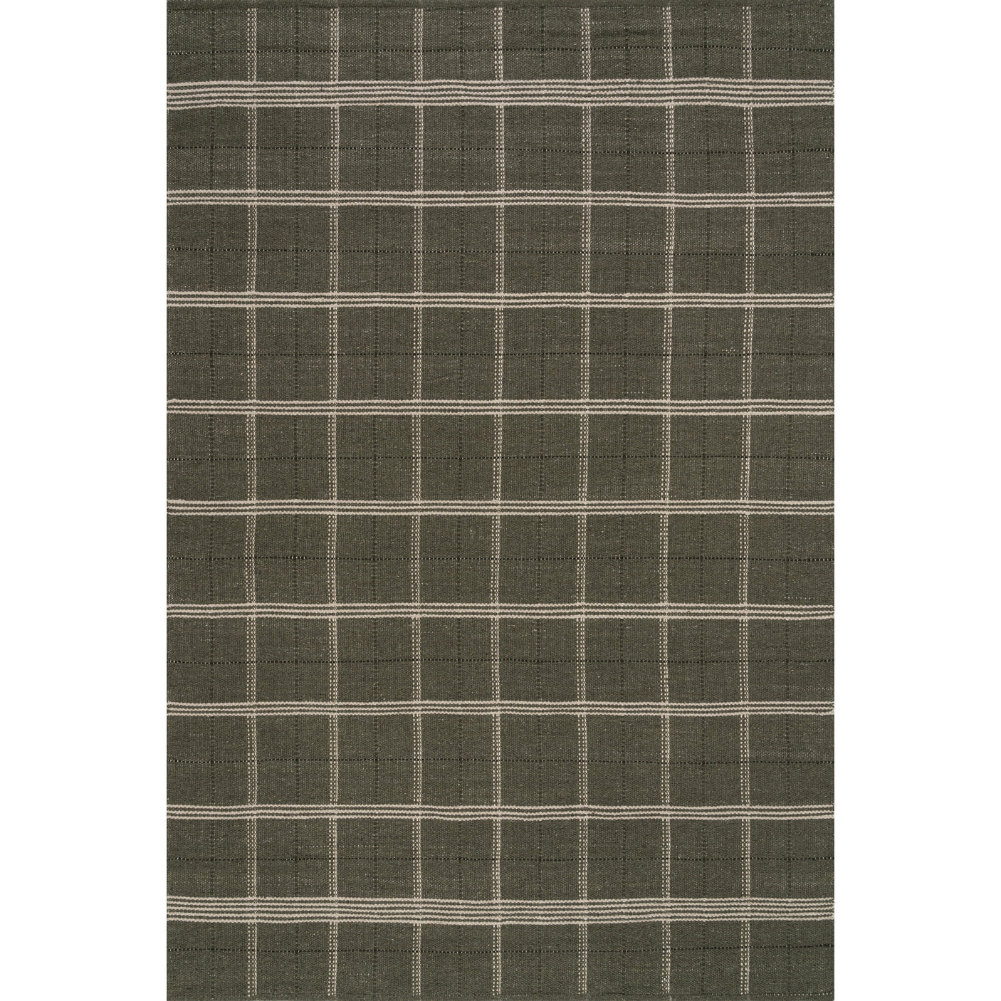 Nate Berkus Downing Plaid Wool Cozy Area Rug