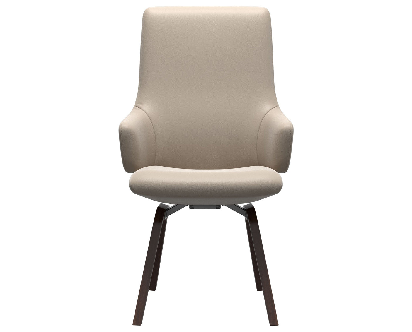 Laurel | High Back Dining Chair with D200 Slanted Legs with Arms