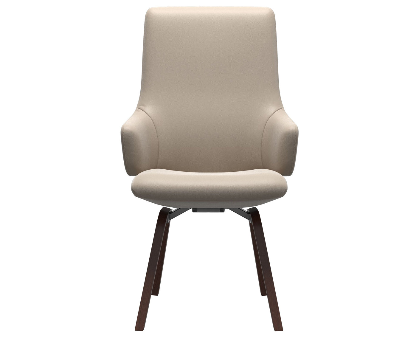 Laurel | High Back Dining Chair with D200 Slanted Legs with Arms