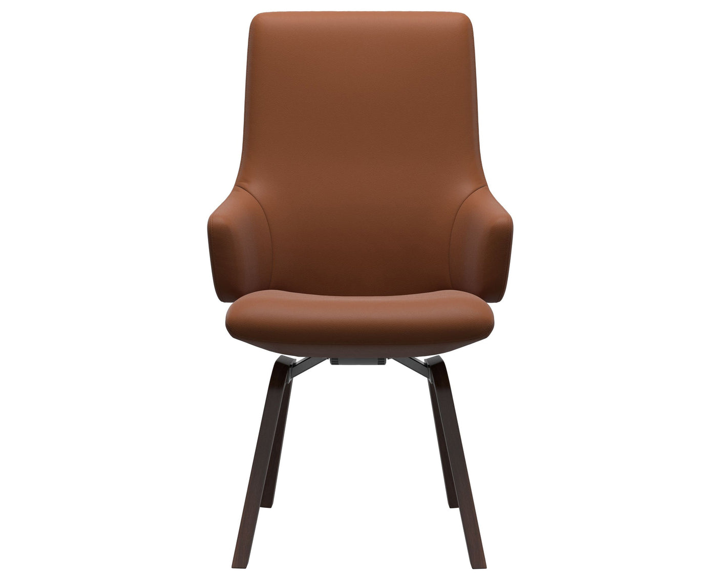 Laurel | High Back Dining Chair with D200 Slanted Legs with Arms