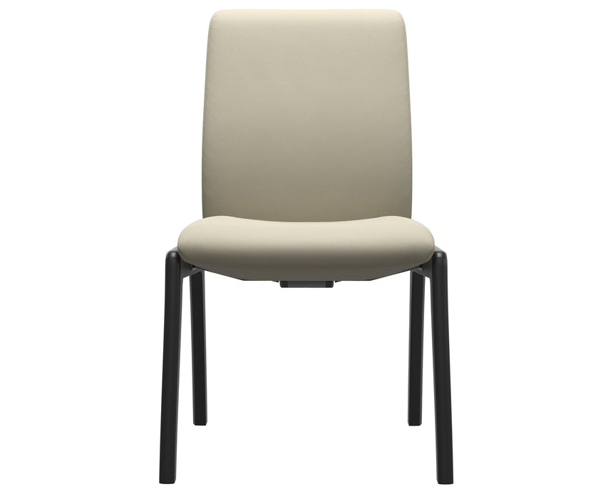 Laurel | Low Back Dining Chair with D100 Vertical Legs