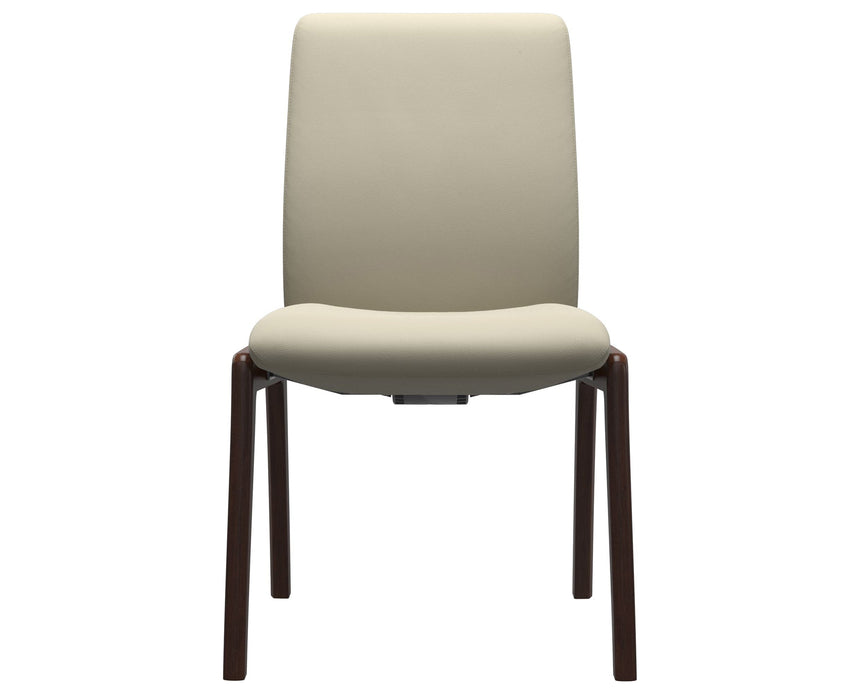 Laurel | Low Back Dining Chair with D100 Vertical Legs