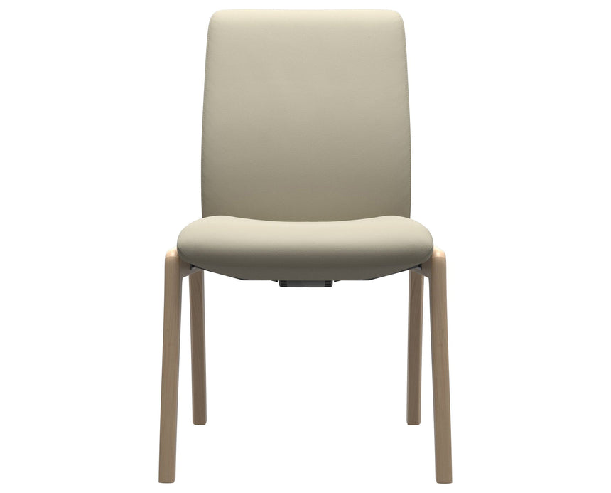 Laurel | Low Back Dining Chair with D100 Vertical Legs