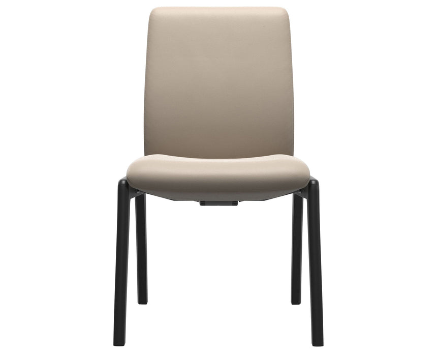 Laurel | Low Back Dining Chair with D100 Vertical Legs