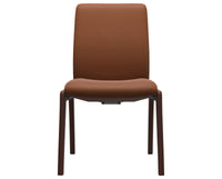 Laurel | Low Back Dining Chair with D100 Vertical Legs