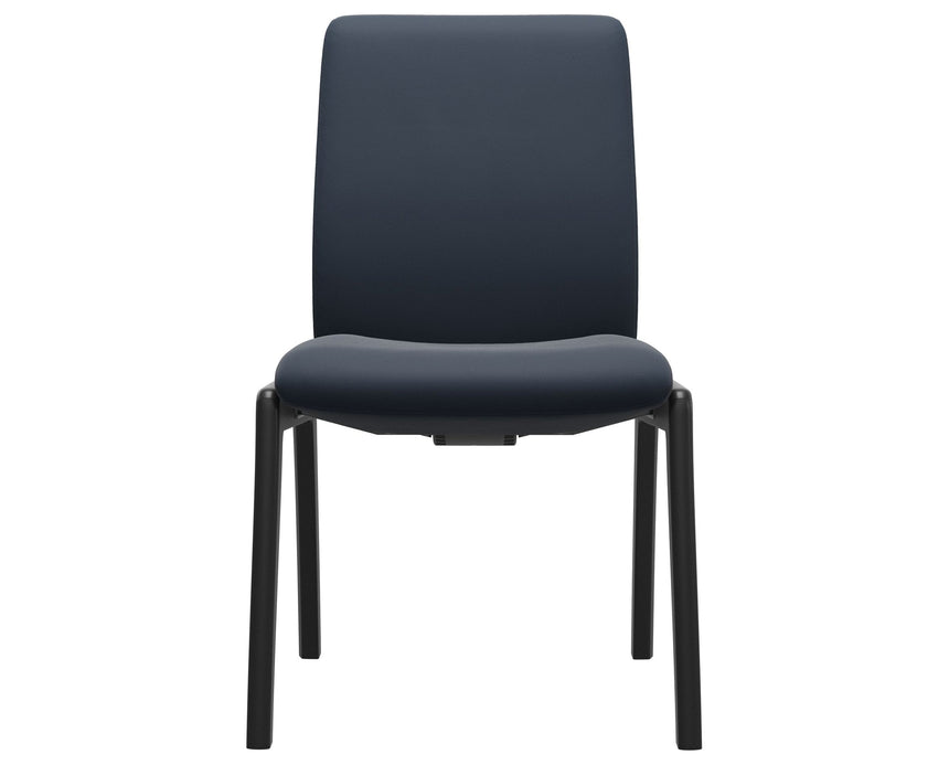 Laurel | Low Back Dining Chair with D100 Vertical Legs