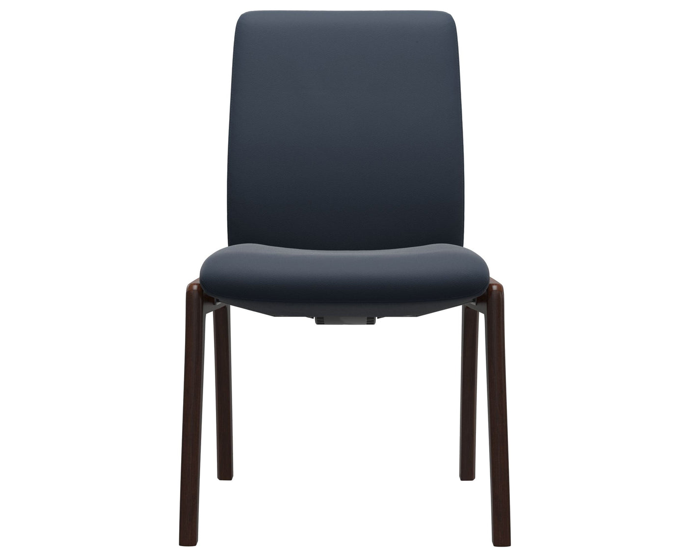 Laurel | Low Back Dining Chair with D100 Vertical Legs