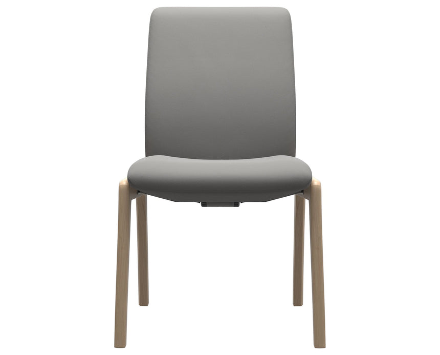 Laurel | Low Back Dining Chair with D100 Vertical Legs