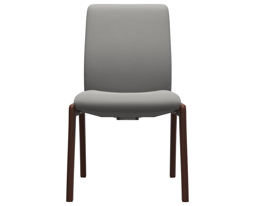 Laurel | Low Back Dining Chair with D100 Vertical Legs