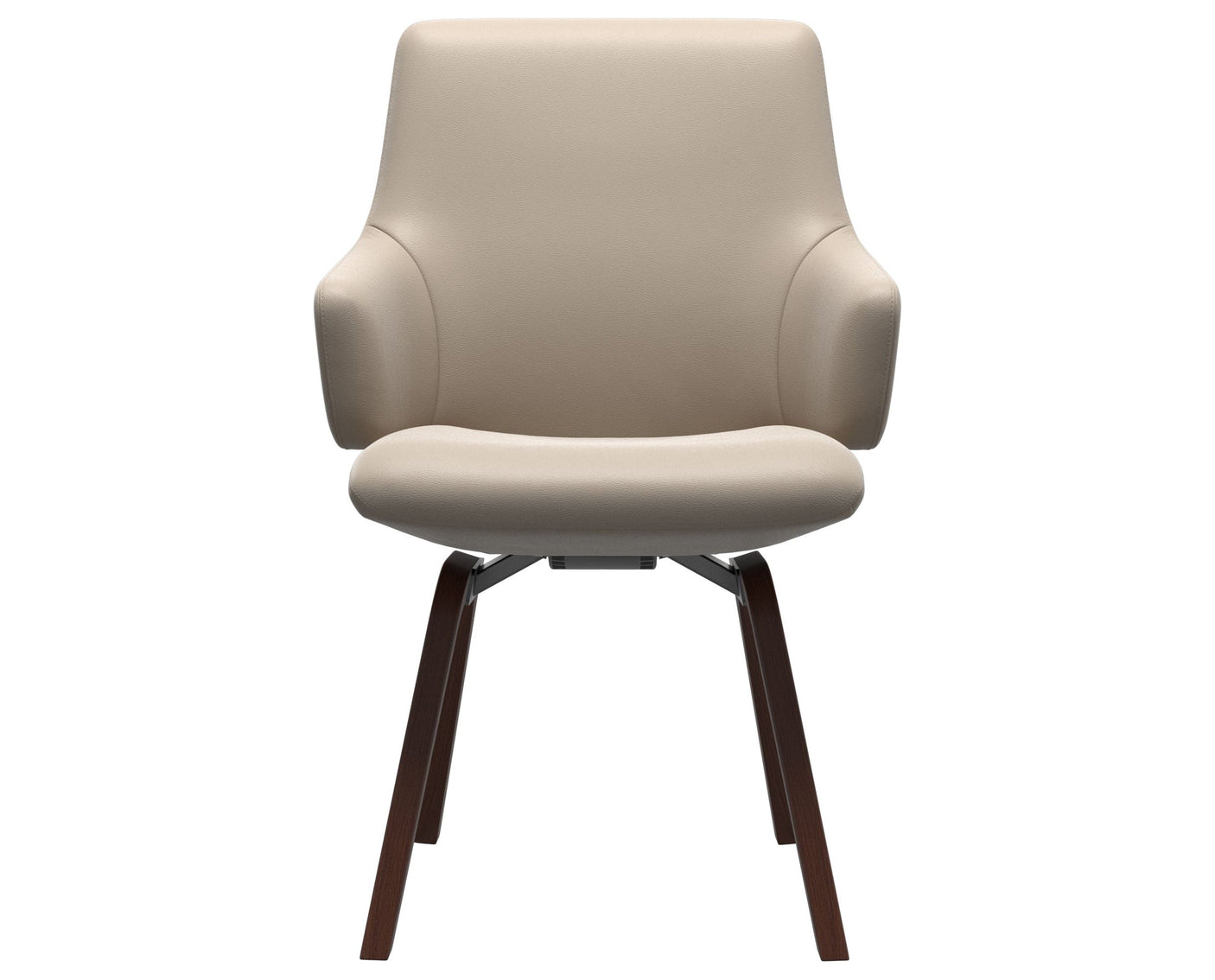 Laurel | Low Back Dining Chair with D200 Slanted Legs with Arms