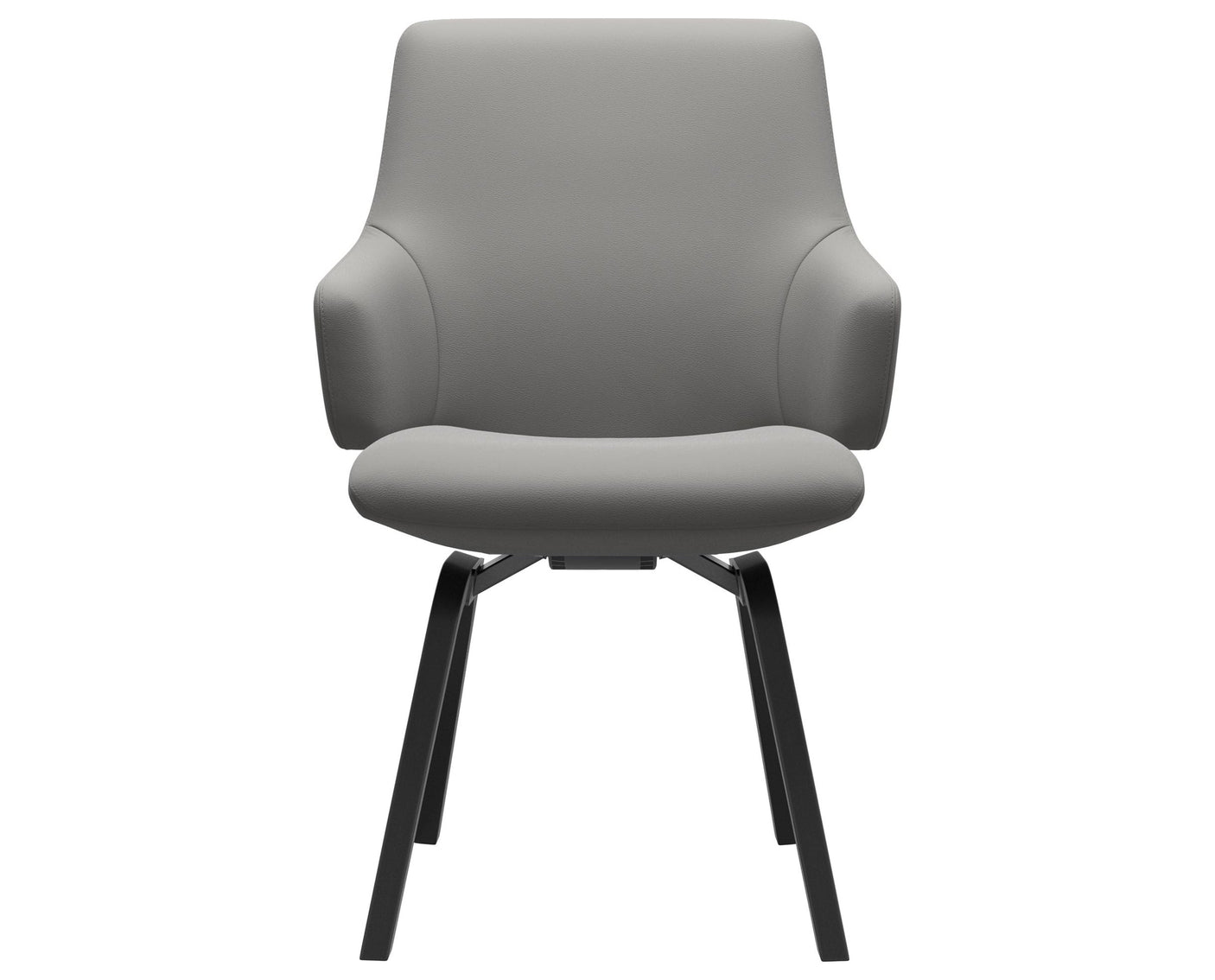 Laurel | Low Back Dining Chair with D200 Slanted Legs with Arms