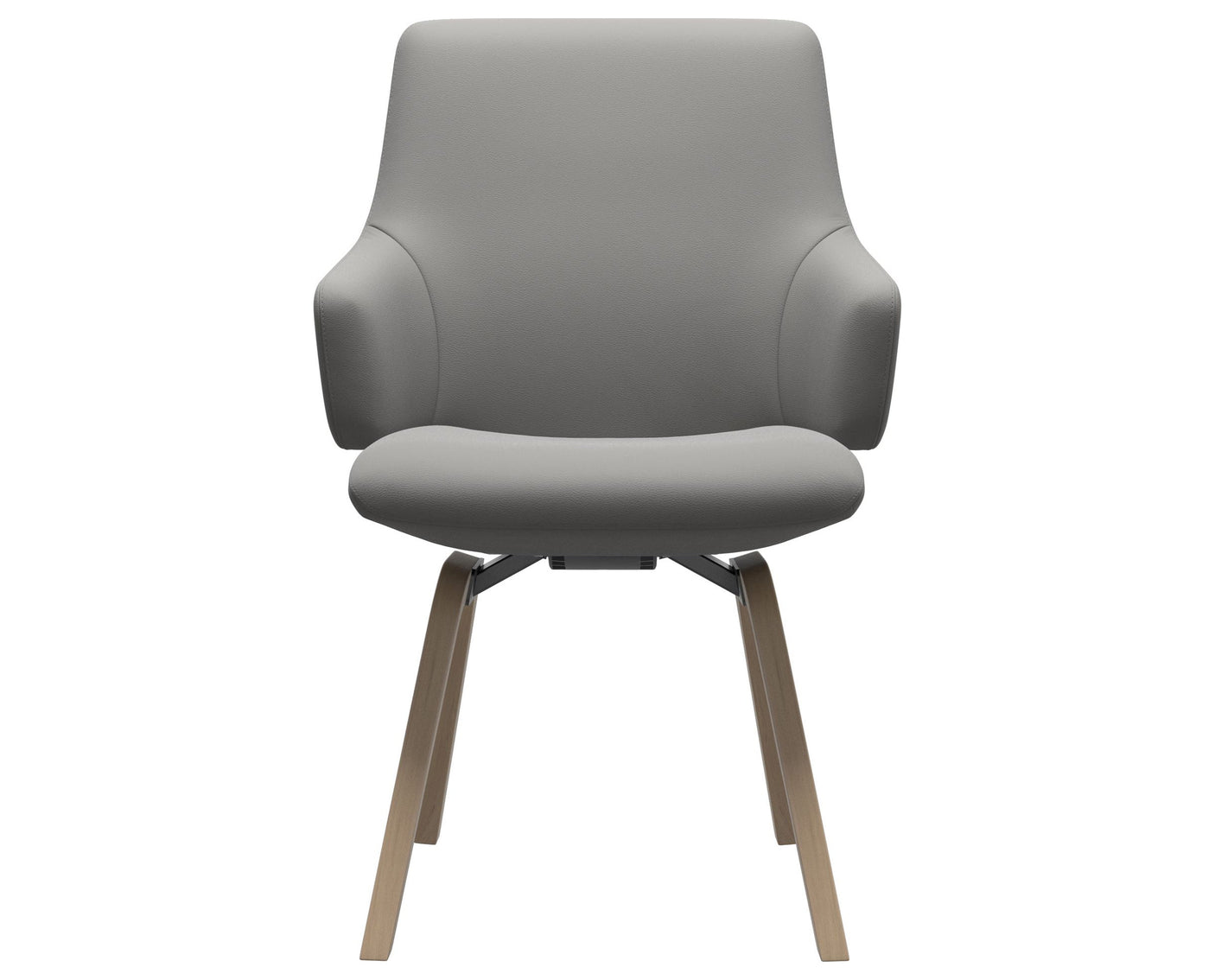 Laurel | Low Back Dining Chair with D200 Slanted Legs with Arms