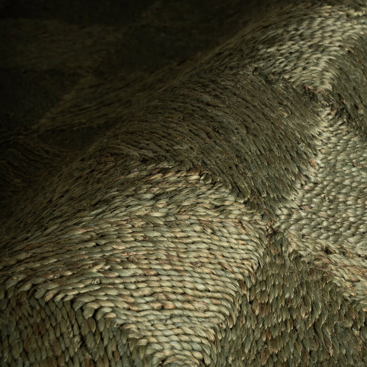 Dash & Albert Laux Textured Handmade Jute Rug in Green, photo 7