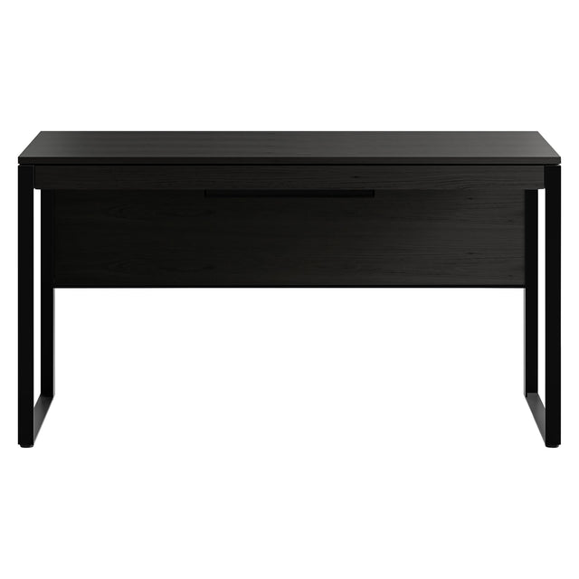 BDi Linea 6221 Desk in Charcoal Stained Ash, on white