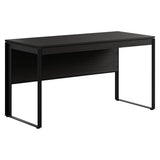 BDi Linea 6221 Desk in Charcoal Stained Ash, on white
