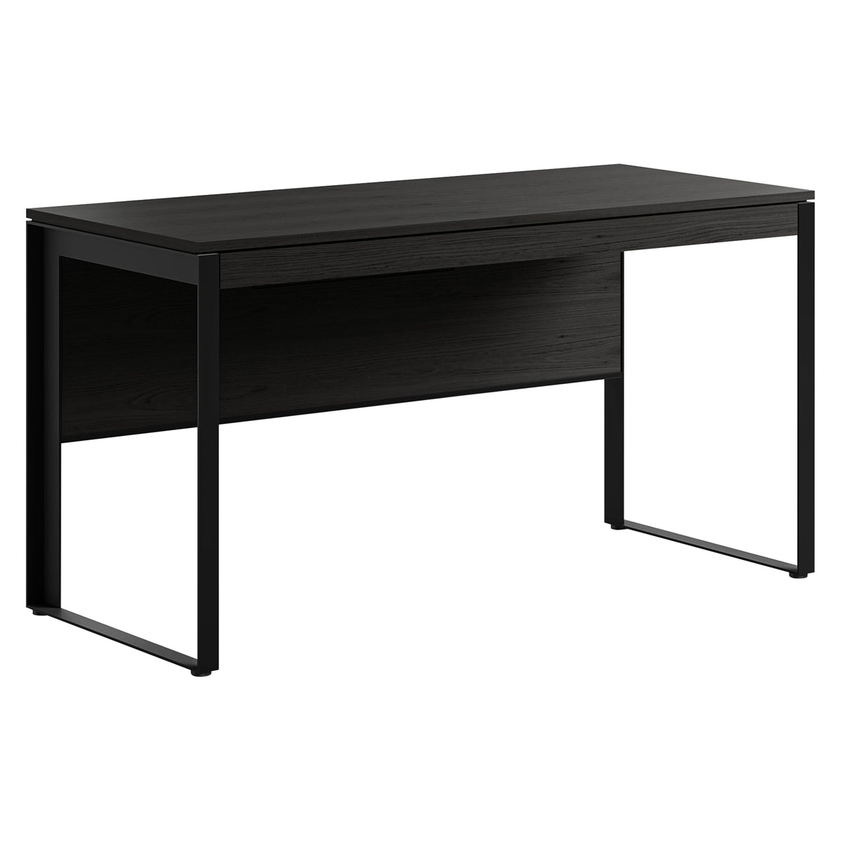 BDi Linea 6221 Desk in Charcoal Stained Ash, on white