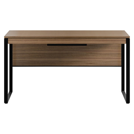 BDi Linea 6221 Desk in Natural Walnut, on white