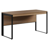 BDi Linea 6221 Desk in Natural Walnut, on white