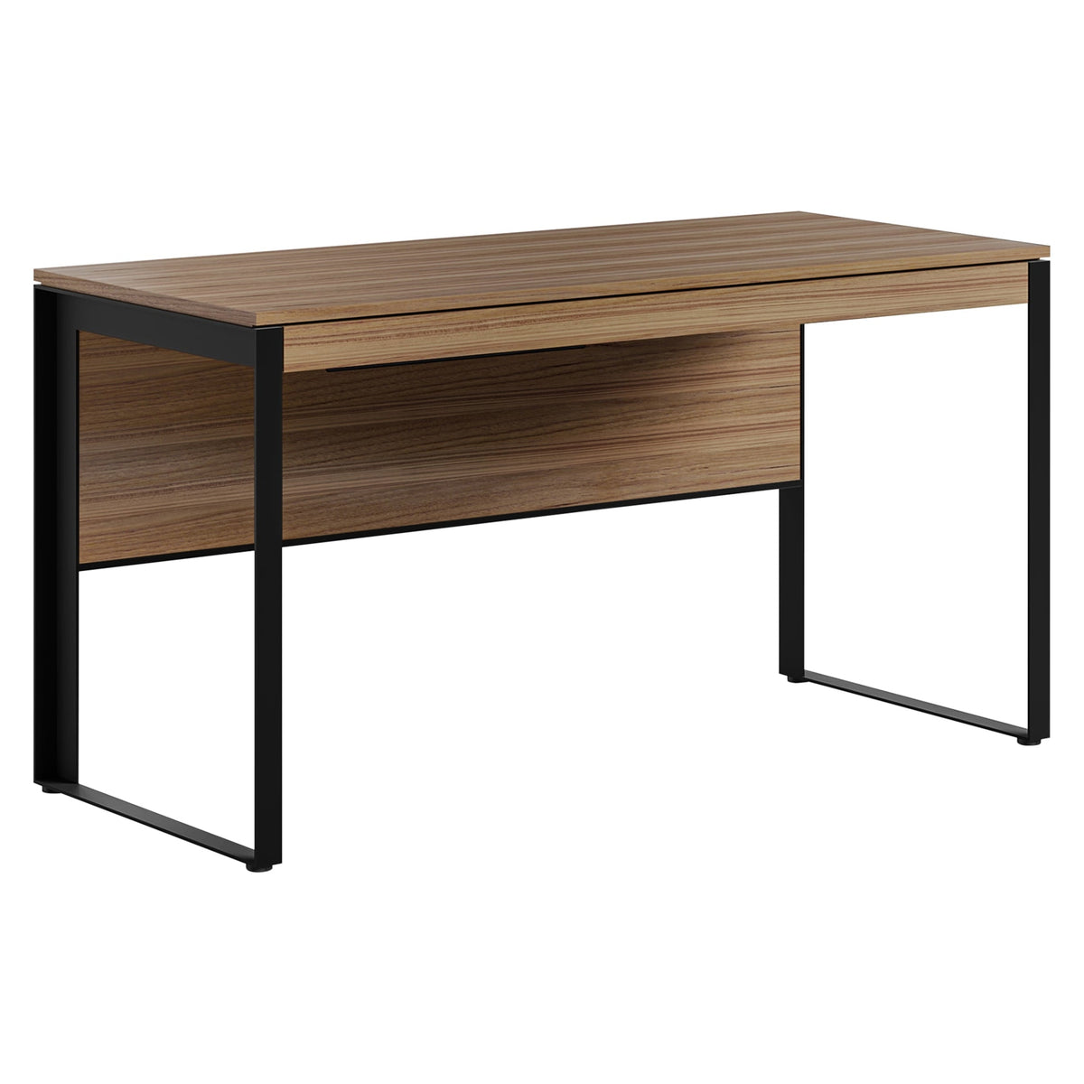 BDi Linea 6221 Desk in Natural Walnut, on white