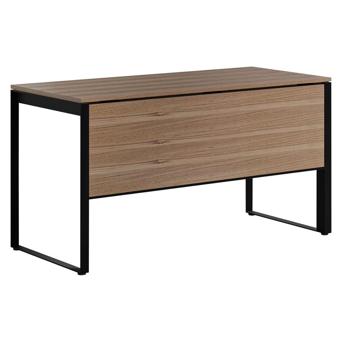 BDi Linea 6221 Desk in Natural Walnut, on white