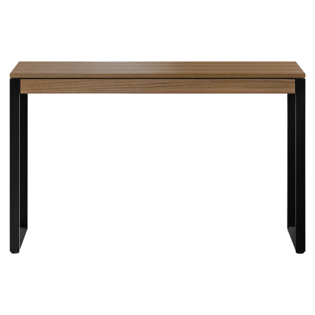 BDi Linea 6222 Console Desk in Natural Walnut, on white