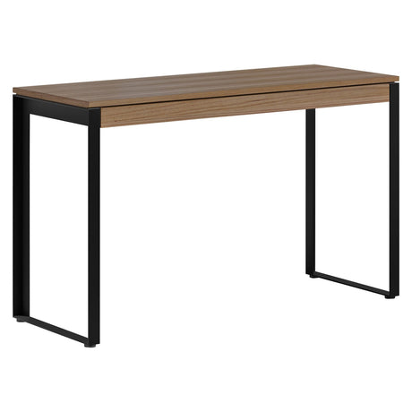 BDi Linea 6222 Console Desk in Natural Walnut, on white