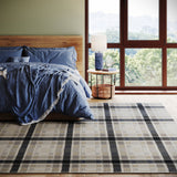 Dash & Albert Mesael Modern Plaid Indoor Rug in Blue, photo 3