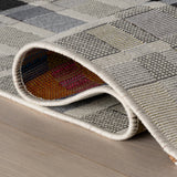 Dash & Albert Mesael Modern Plaid Indoor Rug in Blue, photo 7