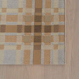 Dash & Albert Mesael Modern Plaid Indoor Rug in Tan, photo 4