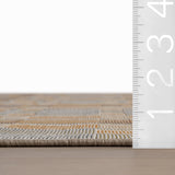 Dash & Albert Mesael Modern Plaid Indoor Rug in Tan, photo 5
