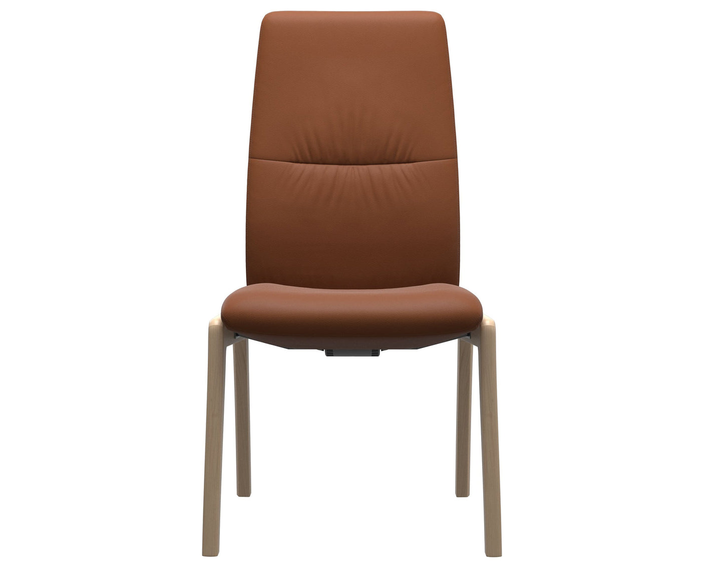 Mint | High Back Dining Chair with D100 Vertical Legs