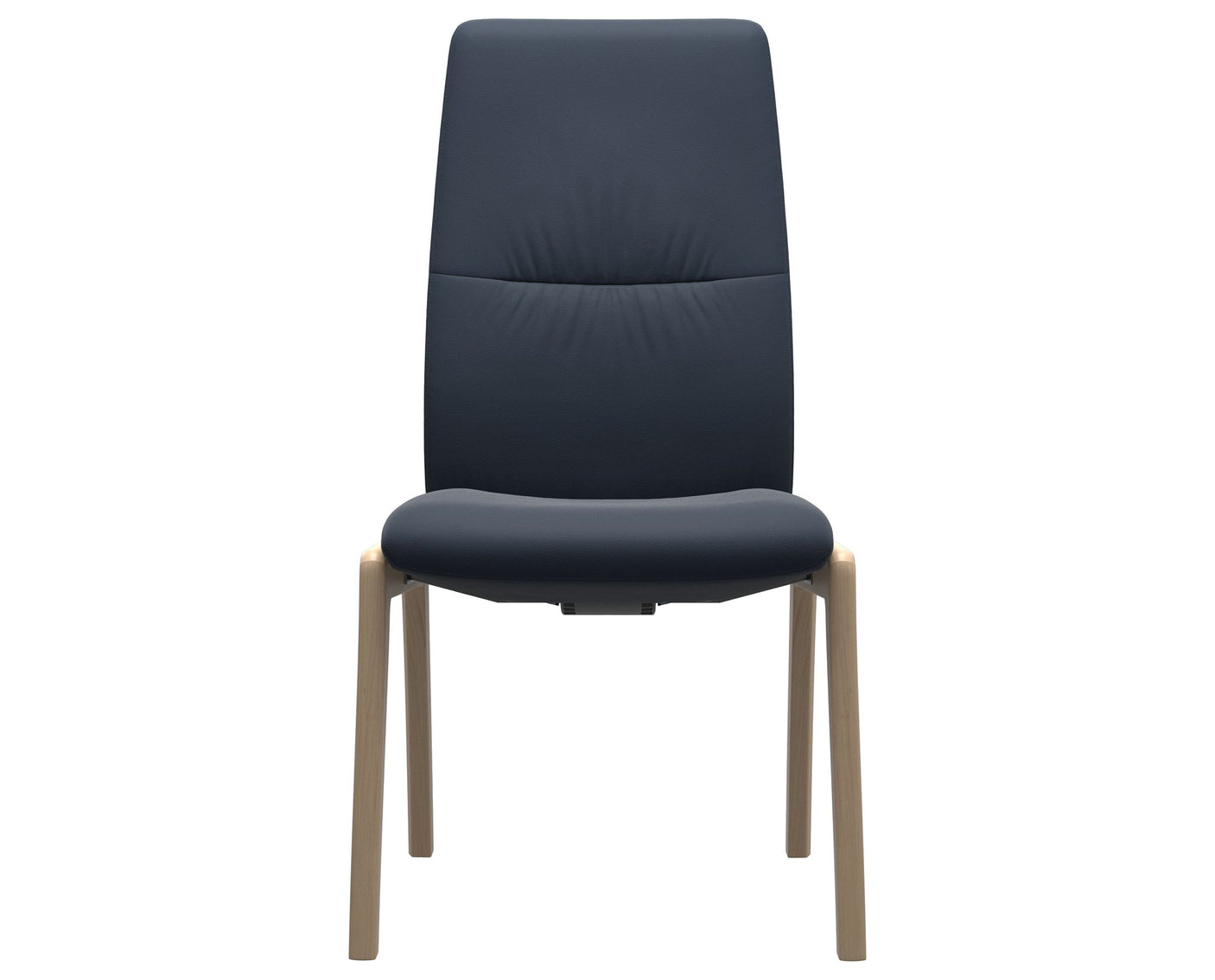 Mint | High Back Dining Chair with D100 Vertical Legs
