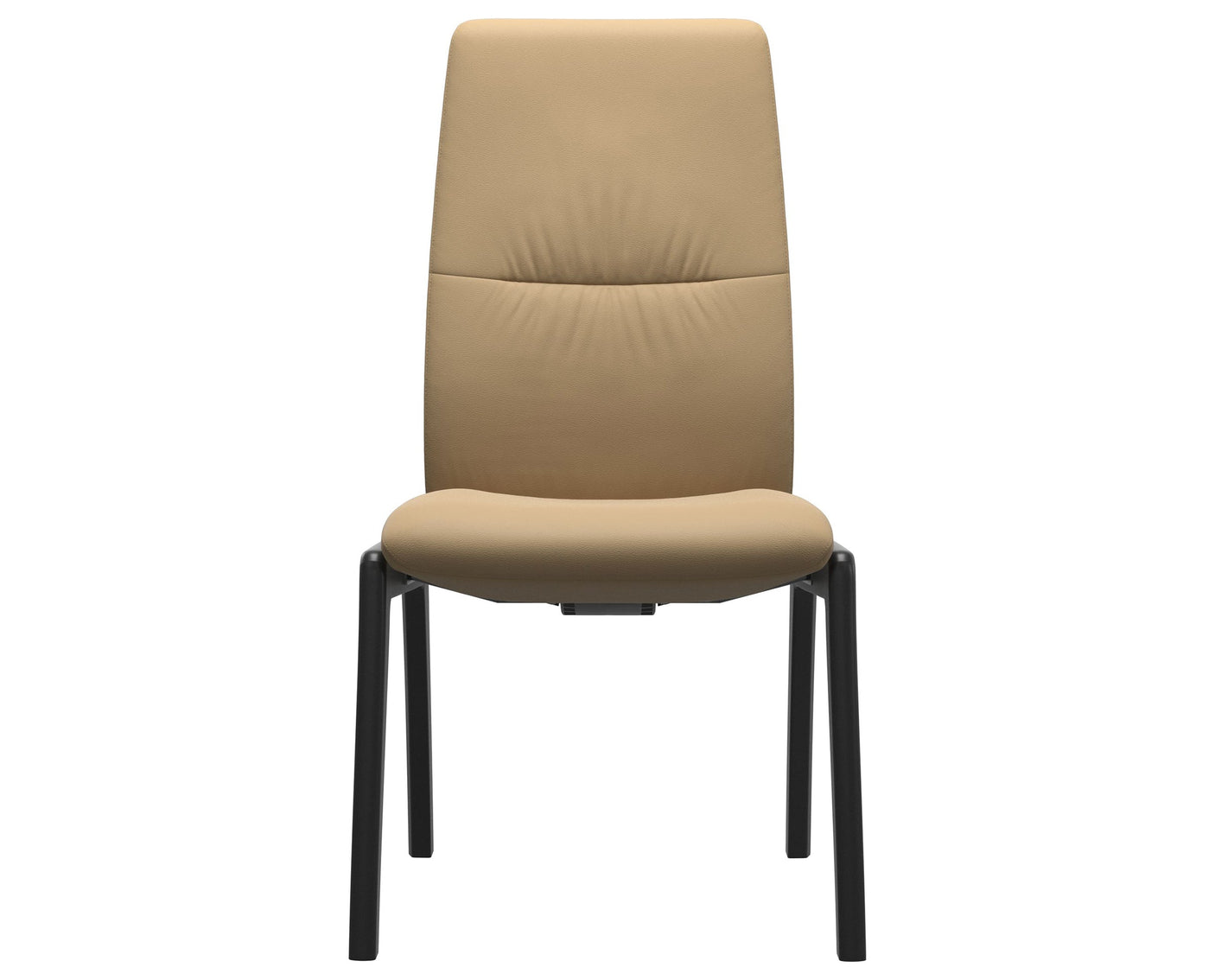Mint | High Back Dining Chair with D100 Vertical Legs