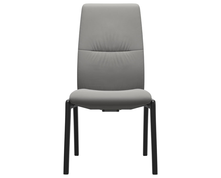 Mint | High Back Dining Chair with D100 Vertical Legs