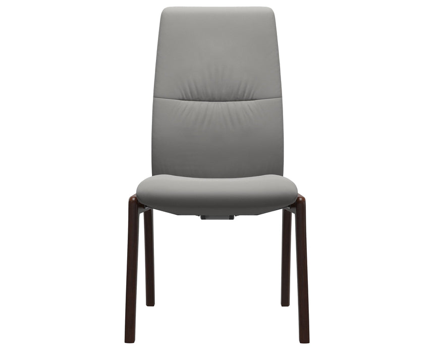 Mint | High Back Dining Chair with D100 Vertical Legs